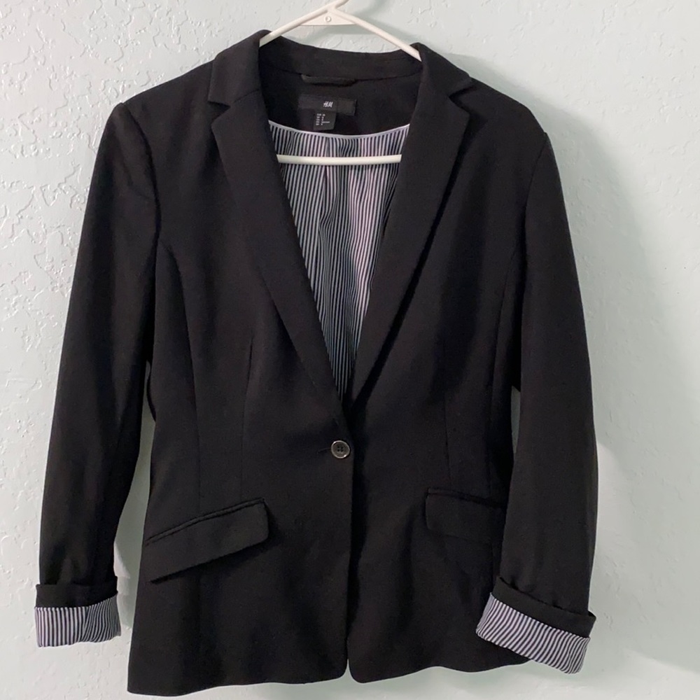 H&M black blazer
